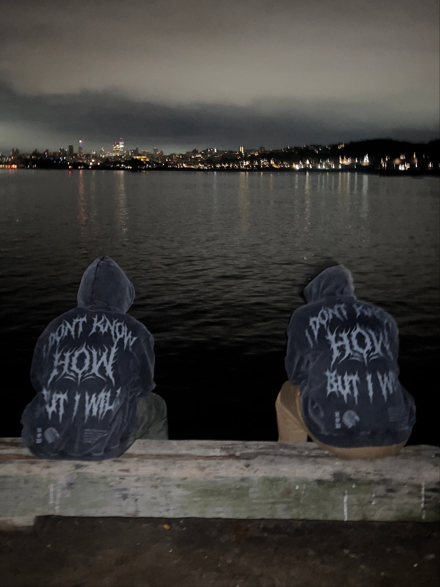 V2.0 HOW OVERSIDED FLEECE HOODIE (Washed Black) "IDK HOW BUT I WILL" (PRESALE)