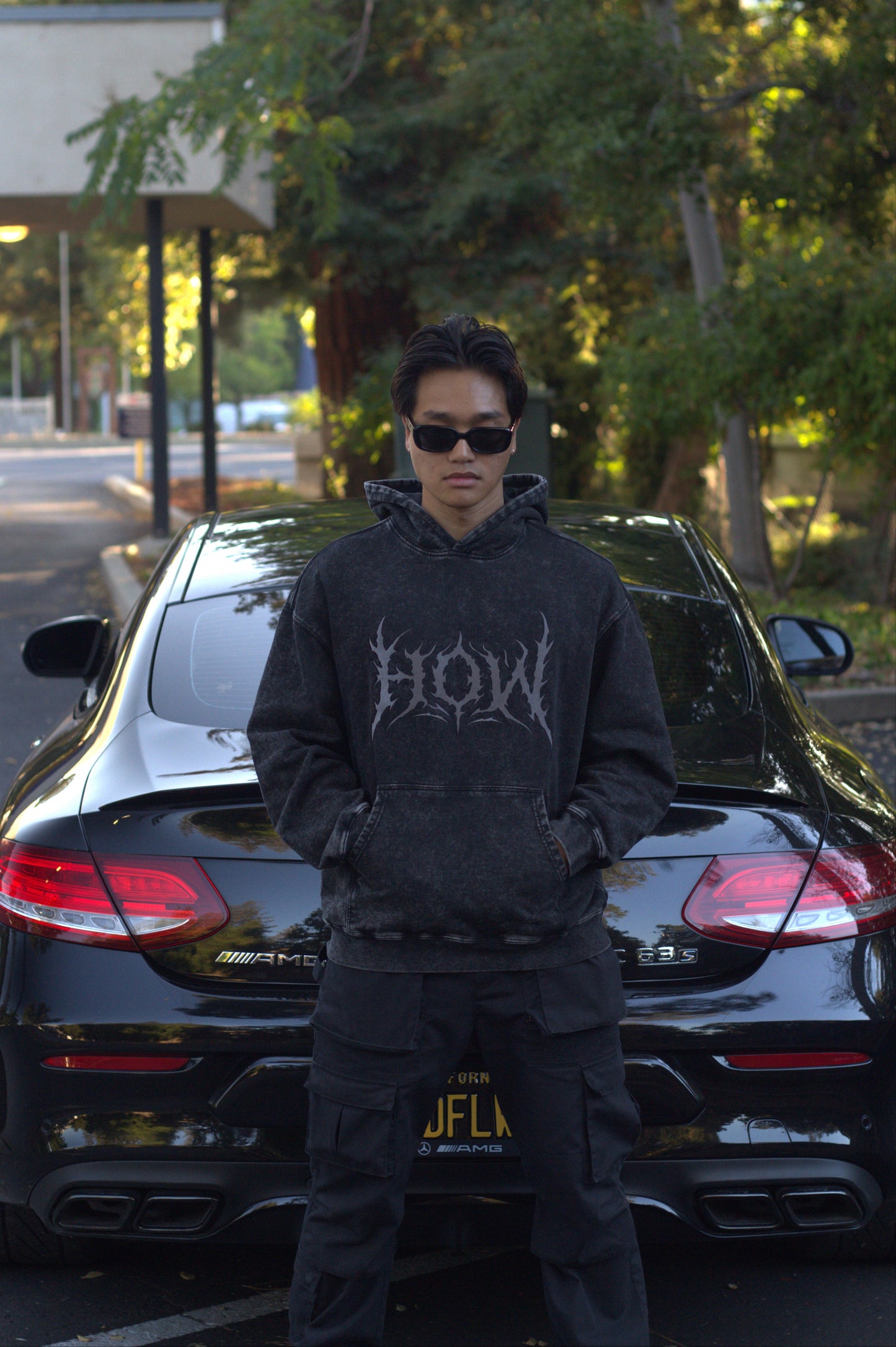 V1.0 HOW HOODIE (Acid Wash) "IDK HOW BUT I WILL" (PRESALE)