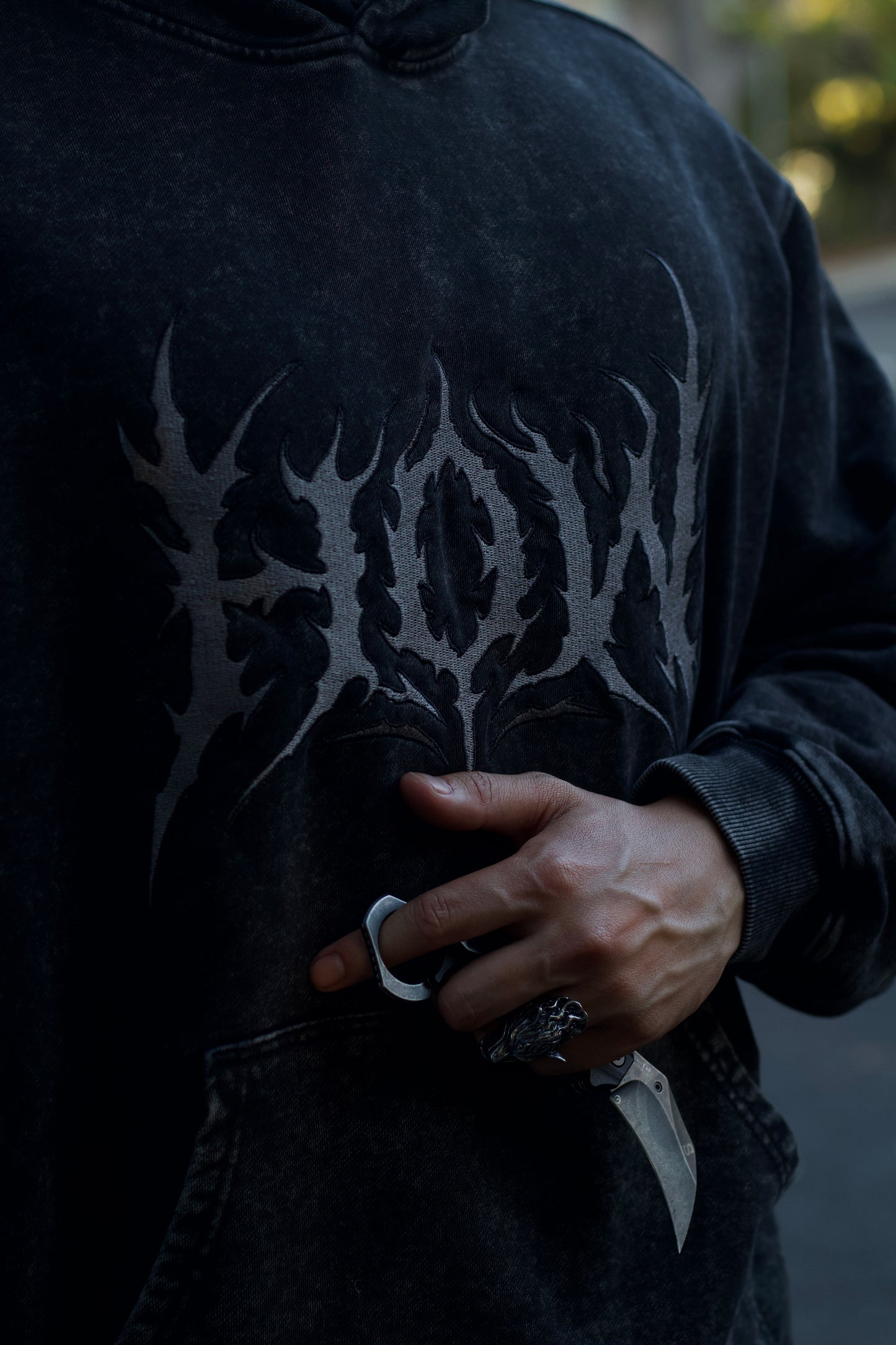 V1.0 HOW HOODIE (Acid Wash) "IDK HOW BUT I WILL" (PRESALE)